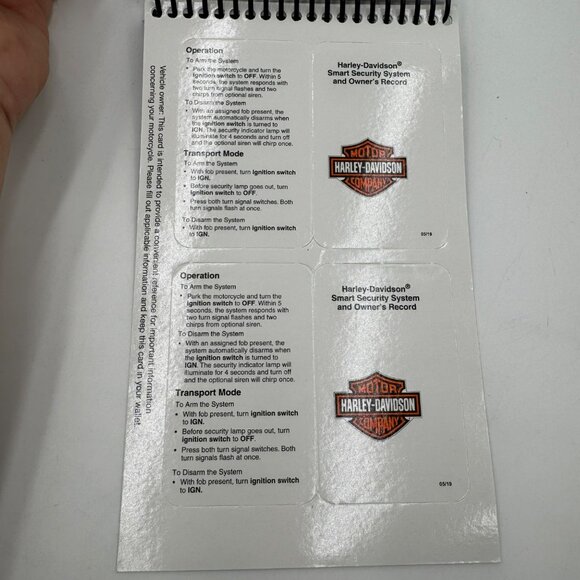 2021 Harley-Davidson Touring Models Original Owners Manual - Picture 6 of 8
